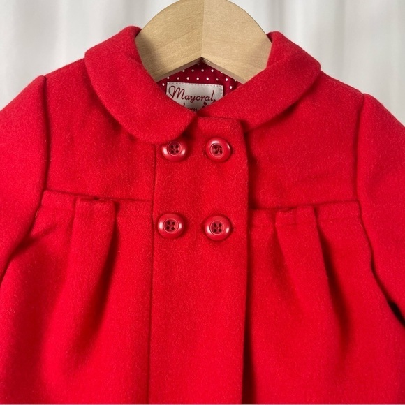 NEW Mayoral Newborn 2-4 Months PeaCoat Retro Formal Winter Holiday - Picture 3 of 9